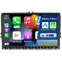 Autoradio Android 9 pouces avec écran tactile 2 DIN, GPS, caméra de recul, DVR, TV, MP3, DSP, Wi-Fi intégré, USB, carte SD