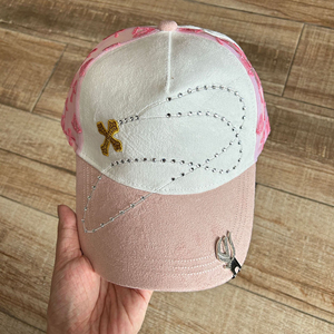 Gorra de béisbol de malla con visera curva 5, logotipo 3D bordado personalizado Exodo 14 JEY CEH, unisex, deportiva, con lazo, de alta calidad al por mayor - Product Image 4