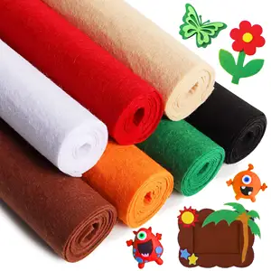 Nonwoven Breathable Cotton Felt Paint Non Woven Felt Fabric Non-Woven Felt For Red Exhibition Carpet