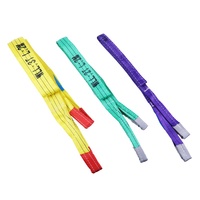 Etiquetas Personalizadas, Eslingas de Poliéster Planas Tejidas, Cintas de Elevación de Alta Resistencia, Cinturón de Elevación, Capacidad de 1-10 Toneladas, Ligero