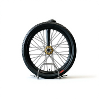 Kit de Ruedas Supermoto Light Bee X Sur-Ron X260 de 17 Pulgadas, CNC, Plateadas, Sin Cámara, 1.60x17 2.15x17
