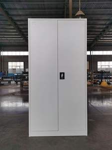 CAS-005 למכירה חמה שתי דלתות פלדה אלמירה עיצובים ארון בגדים משרד מתכת ארון בגדים עם תיבה בטוחה - Product Image 4