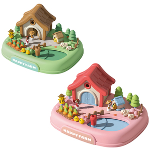 MILI dessin animé Surprise ferme jouet enfants nouveau éducatif <span class=keywords><strong>Mobile</strong></span> amusant dessin animé semblant maison <span class=keywords><strong>jeu</strong></span> Surprise ferme scène jouet - Product Image 1