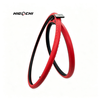 Pneu tubeless HIGOCHI pour moto, type spécial anti-crevaison basse pression, 18-21 pouces, rouge, Enduro Race tout-terrain