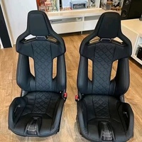 Sièges baquet Recaro CARBON Sport Luxe Moderne en Cuir Arrière M8/M2/M3/M4/M5/M6/X3M/X4M/X6M/G80/G81/G82/G87/G90/F90-F98