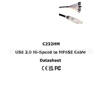 FEANTEEK Struggler Cable USB a Serie con Conductor de Aluminio y Chaqueta de PVC Genuino UART/SPI/I2C Interfaz JTAG