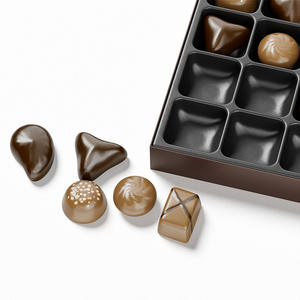 Boîte-cadeau de bonbons au chocolat <span class=keywords><strong>Ferrero</strong></span> de Noël Boîtes rigides recyclables de qualité supérieure Emballage d'écran en soie en relief par stratification brillante - Product Image 6