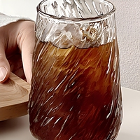 Tasse à latte en verre borosilicate pour boissons froides, résistante aux hautes températures, moderne, compatible lave-vaisselle et micro-ondes, grande taille