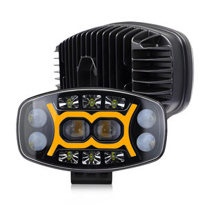 Nouveau phare de travail LED ovale 10 pouces 1W 12V pour camion, avec clignotants dynamiques séquentiels, pour conduite tout-terrain - Product Image 2