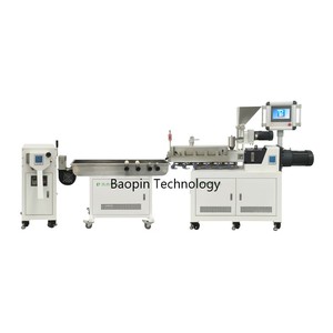 Máy ép đùn vít đơn điều khiển PLC tùy chỉnh cho hạt nhựa PP/ABS/PS/PE & PC với chất lượng sản phẩm và động cơ cao cấp - Product Image 4