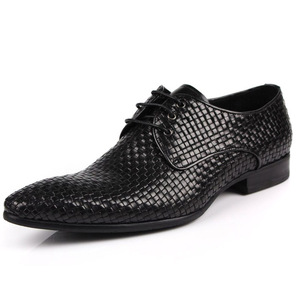 Chaussures Oxford à lacets artisanales de haute qualité pour hommes d'affaires, en cuir véritable, rehaussantes, imperméables et respirantes - Product Image 3