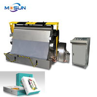 Machine de découpe et de pliage manuelle ML2500 pour carton ondulé, boîtes à pizza, boîtes à gâteaux, boîtes à beignets et emballages alimentaires