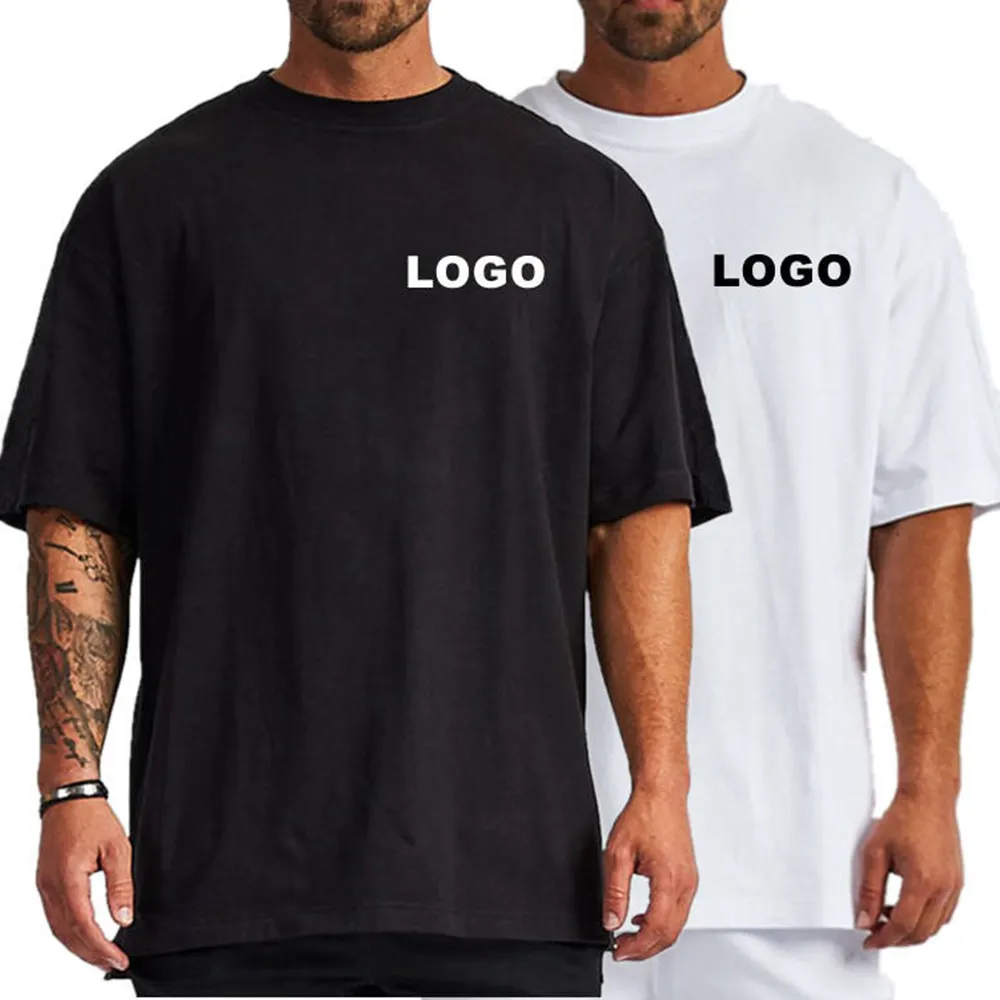 High Quality Wholesale Custom Clothing Loose Fashion Tshirts Custom 100% Premium Cotton Streetwear Blank Oversize Men T Shirts
