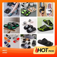 Chaussons d'intérieur pour hommes, mode en gros, antidérapants, confortables, de haute qualité, respirants, légers, à bout ouvert, en PVC