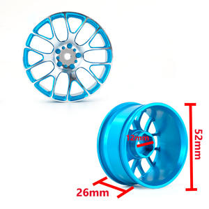 Moyeux de jantes en alliage d'aluminium OEM pour 1:10 RC Cars <span class=keywords><strong>Tamiya</strong></span> <span class=keywords><strong>TT</strong></span>-01 <span class=keywords><strong>TT</strong></span>-02 XV-01 HSP HPI Upgrade Repair Parts - Product Image 3