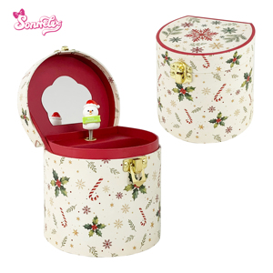 <span class=keywords><strong>Boîte</strong></span> <span class=keywords><strong>à</strong></span> <span class=keywords><strong>bijoux</strong></span> <span class=keywords><strong>musicale</strong></span> de Noël avec bonhomme de neige mignon, miroir en forme de cœur et figurine rotative, cadeau de Noël pour enfants, <span class=keywords><strong>boîte</strong></span> <span class=keywords><strong>à</strong></span> musique, prix d'usine en gros - Product Image 1