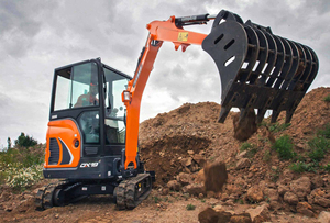 Mini-excavatrice sur chenilles d'occasion Doosan DX35 de 3 tonnes avec PLC et pompe - Product Image 6