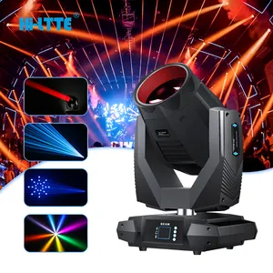 Hi-Ltte Pro efeito arco-íris lâmpada de discoteca DJ de alta qualidade equipamento de iluminação de palco farol móvel afiado luzes de feixe de cabeça 380 W