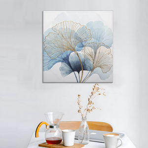 Arte Mural para Sala de Estar, Pintura al Óleo de Flores 100% Pintada a Mano sobre Lienzo, Enmarcada, Rosa Blanca Grande, 22930 - Product Image 6