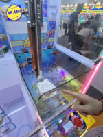 Jeu d'arcade commercial pour enfants, pêche à la ligne avec des vrais poissons, jeu d'arcade à pièces, machine à pêche à la ligne avec des vrais poissons