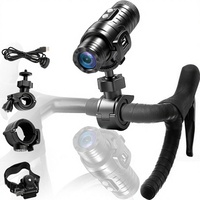 Cámara de Acción para Moto con WiFi, Estabilización Giroscópica, Grabación de 7 Horas, 1080P HD, Gran Angular de 120°, Resistente al Agua IP66, Micro SDXC, CMOS