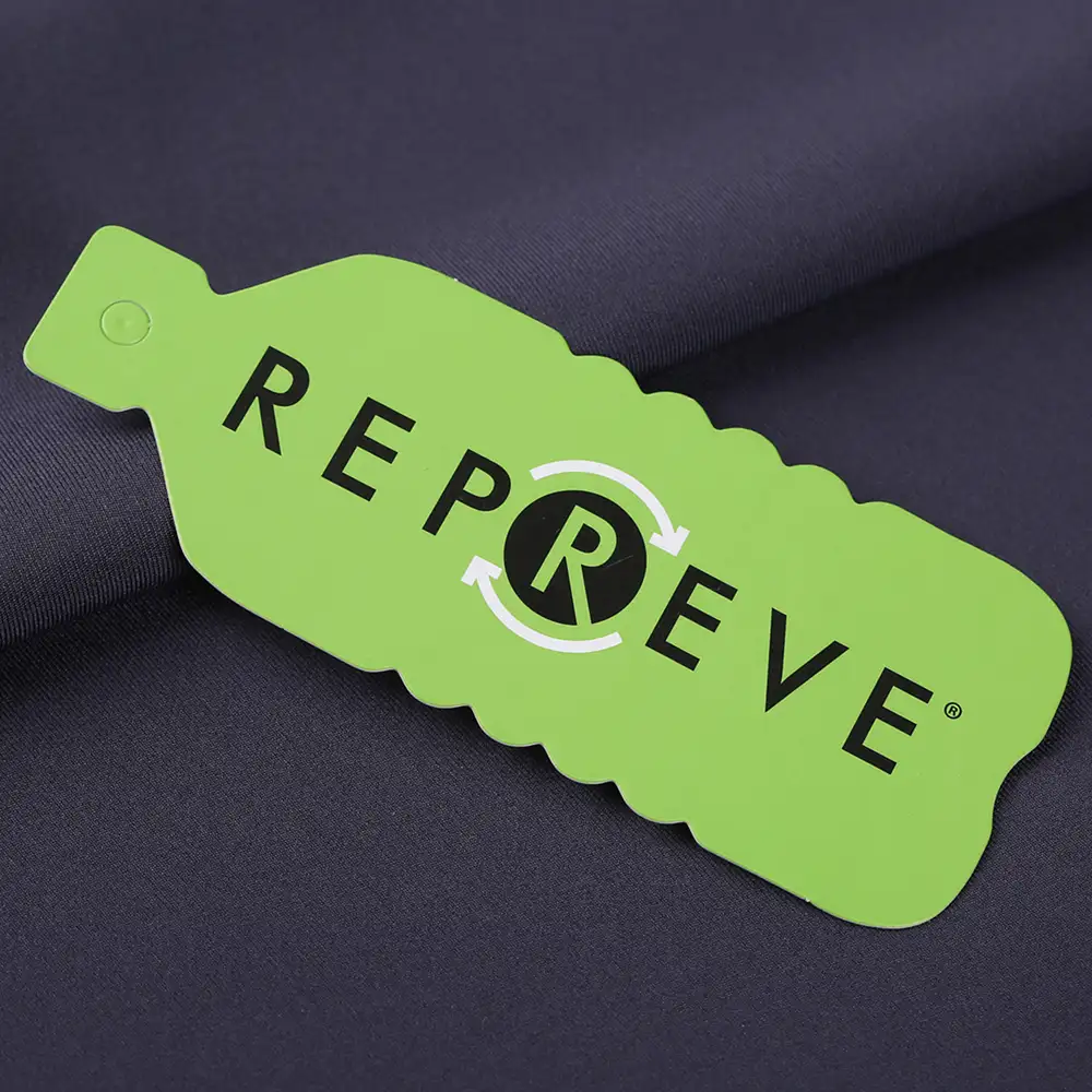 स्थायी REPREVE के लिए पुनर्नवीनीकरण कपड़े टी शर्ट योग legging खेल शीर्ष, पुनर्नवीनीकरण प्लास्टिक की बोतलों से RPET पॉलिएस्टर कपड़े बनाया