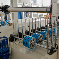 Machine de laminage rapide pour profilés en bois et panneaux PVC à colle froide, pour la production rapide de lignes bois-plastique