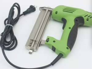 Industrial Machines 2 in 1 Electric Furniture Wood Sofa Woodworking Frame Strong Straight Staple Gun Air Steel Nailer Gun Nail - Product Image 3