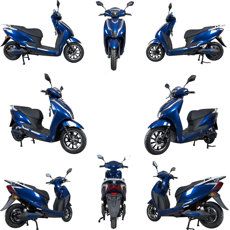 Factory 1200W Electric Motorcycle with Front