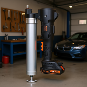 Pistola de engrase inalámbrica Vevor, batería de 20V y 2Ah, manguera de 39 pulgadas, herramienta eléctrica de alta presión para mantenimiento de vehículos - Product Image 2