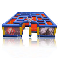 Labyrinthe gonflable géant extérieur pour adultes Jeu de sport Labyrinthe Labyrinthe Terrain de jeux gonflable
