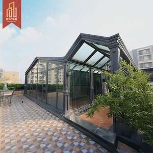 Abri pour plantes d'extérieur avec isolation thermique - Auvent en verre plat - Installation en kit - Terrasse - Balcon - Véranda - Product Image 1