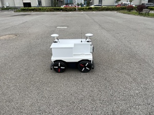 Robot Agv móvil 4Wd autónomo estable de nuevo diseño, Base redonda, restaurante, almacén, rueda de entrega, plataforma de chasis, UGV-8 - Product Image 5