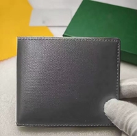 Dompet Desainer Multifungsi, Tas Kartu Lipat Ganda, Tas Penyimpanan Kartu Ponsel, Pola Pendek Berbentuk Y dengan Kotak Hadiah Kartu