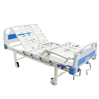 Manual Nursing Bed with Two Cranks, Home Care, Hospital Bed