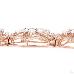 Bracelet élégant en or et diamants pour femmes, style haut de gamme, finition polie, léger et confortable, bijoux pour un usage quotidien - Product Image 2