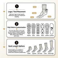 Chaussettes de yoga et de sport antidérapantes en coton tricoté pour femmes, avec grip pour Pilates, conception personnalisée OEM pour enfants, jeunes et femmes