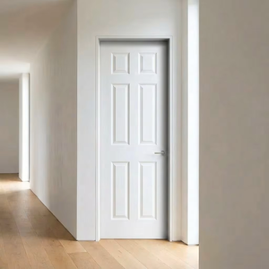 Porte Interne in MDF Modellate, Bianche Preverniciate, per Progetti Residenziali e Alberghieri, Prezzo Conveniente e Consegna Rapida - Product Image 1