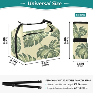 Hawaiian Palm Lifestyle Custom Insulated <b>Lunch</b> Cooler Bags Lightweight Eco-Friendly Nylon Waterproof <b>Lunch</b> <b>Box</b> for <b>Work</b> - Product Image 3