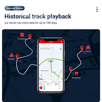 Sistema de Gestión de Flotas, Rastreador GPS para Automóvil Plug and Play, Rastreo en Tiempo Real 4G, Dispositivo GPS para Motocicleta MiCODUS MV700G con Tarjeta SIM
