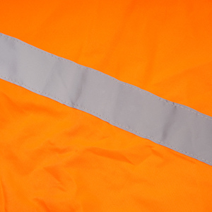 Chaleco de Seguridad ANSI Clase 2 de Manga Larga, 100% Poliéster Tejido, Impermeable, Alta Visibilidad, Cinta Reflectante, Cierre de Gancho y Bucle, Logotipo de Ferrocarril - Product Image 6