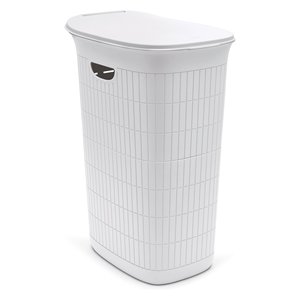 Porta biancheria <b>plastica</b> riciclata (36Lt) DOMUS HOME COLLECTION Bianco 90900 - Product Image 1