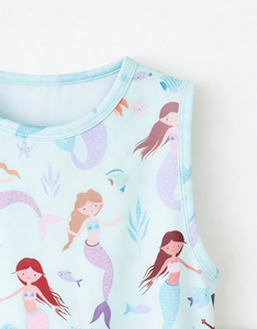Abito estivo per bambine al ginocchio Happy As a Clam Tank Twirl Dress, abbigliamento estivo per bambini - Product Image 6