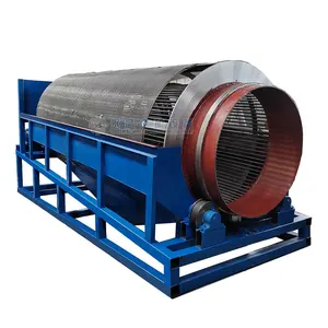 China Top Supplier Mobile Portable sand and stone separating machine rotary drum trommel screen for sale