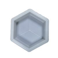 Moule à béton 240*240*60mm Moule à pavés Moule à briques en plastique pour béton pour route