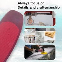 Planche en fibre de carbone avec noyau EPS - Planche EFoil/SUP ultra-légère non gonflable de 110L pour les lacs et les rivières |   Qualité
