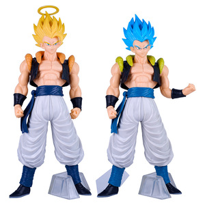 Belle Artisanat Ornements Poupée Jouet Personnages De Dessin Animé <span class=keywords><strong>Vegetto</strong></span> Jaune Bleu Gogeta Artisanat Anime Dragon Balls Anime Figure - Product Image 4