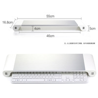 Minimalisme Monitor Standaard Riser Met Usb Hub Monitor En Laptop Standaard Met 4 Usb 3.0 Opladen Poorten Aluminium Legering Monitor Stand