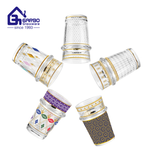 ถ้วยแก้วใส่ชาเขี<span class=keywords><strong>ย</strong></span>วโมร็อกโกทรงไม้ไผ่130มล. - Product Image 6