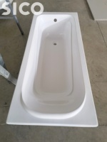Baignoire autoportante moderne en acrylique à prix abordable, design épuré, vente directe usine pour projets